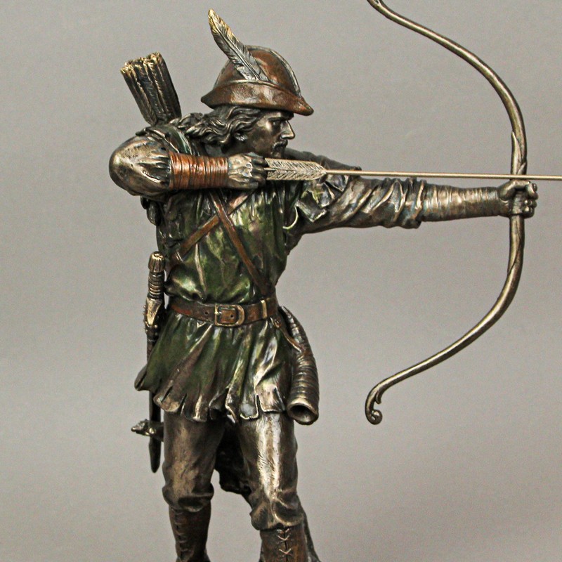 Veronese Design Robin Hood Shooting Arrow Portait Statue