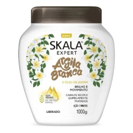 Creme Skala Expert Para Cabello Arcilla Blanca Hidratación 1 Kg                                                                                       