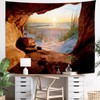 Aotiwe Natural Landscape Lake, Wall Tapestry, 240 cm, Sunset by