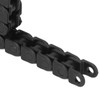 Cable Chain Black Closed Plastic Chains Flexible Wire Carrier 8mm