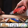 HAUTMEC Folding Utility Knife with Screwdriver, Heavy-Duty Aluminum Box Cutter