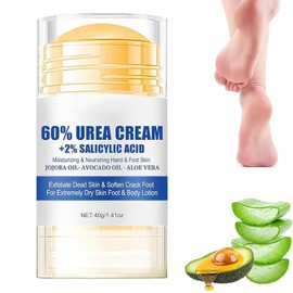 2026 Nueva Crema para Pies Hidratante y Antigrietas con Urea Al 60%,Loción para Pies en Barra para Talones Que Repara Los Pies Agrietados e Hidrata Las Manos y Los Pies Secos, Humecta y Alivia La Sequedad y El Agrietamiento. (1 Pcs)