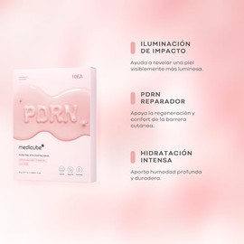 MEDICUBE PDRN Pink Vita Coating Sheet Mask, 10 Mascarillas Faciales Coreanas con PDRN de Salmón, Vitamina B12, Colágeno y Niacinamida, Hidratación y Luminosidad, 22 g c/u