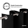 Deconovo Solid Curtain Blackout Curtain Material Curtain Eyelet Blackout Thermal