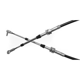 Midwest Control Products Corp Bulkhead Bulkhead  Push Pull Cables 1/4-28 72 inches Long M-40-072-BH-BH