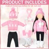 Bencailor Winter 18 Inch Doll Clothes and Accessories Winter Outfits