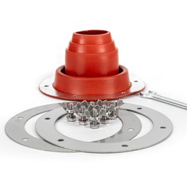 Tent Stove Jack Kit, Bell Tent Flue Flashing High Temp Flexible Pipe Flashing Compatible with Frontier Outbacker Stove Triple Wall Pipe Sections