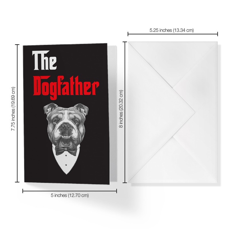 1Up Greetings Fathers Day Card Dog Dad from Dog for