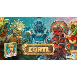 Synapses Games | Coatl | Strategy Board Game | 3D Plastic Pieces | 1 to 4 Players | 30+ Minutes | Ages 10+