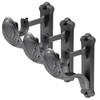 Tsnamay Curtain Rod Brackets Holders Wall Mount Brackets,Matte Black