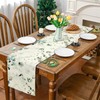 LOMOHOO Table Runners Summer Green Eucalyptus Leaves Table Runner 13x72