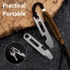 ainhue A315 Mini Pry Bar Bottle Opener, TC4 Titanium Multi-Tool