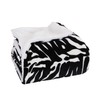 ElegantComfort Luxury Micro-Sherpa 50" X 60" Ultra Plush Zebra Design