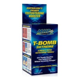 MHP T-Bomb 3Xtreme Testosterona Precursor Suplemento Tabletas 168