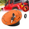 JeCar Fuel Filler Door Locking Gas Cap Cover Exterior Accessories