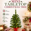 2ft Pre-lit Artificial Mini Christmas Tree,Small Xmas Tree
