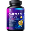 Natures Peak Suplemento de aceite de pescado Omega 3 de