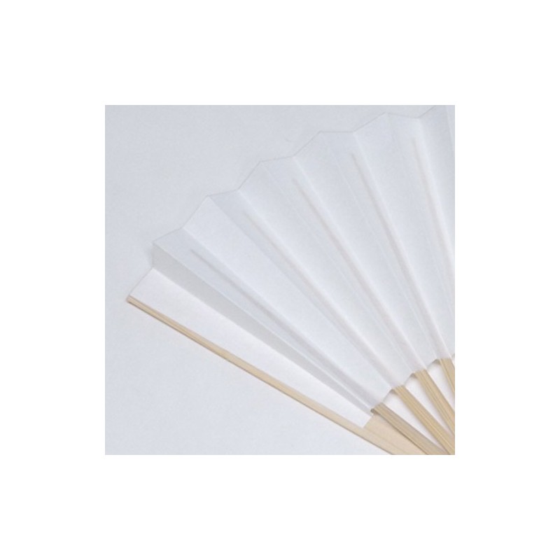 [Tea utensils/folding fan] white bamboo plain 5 inch folding fan