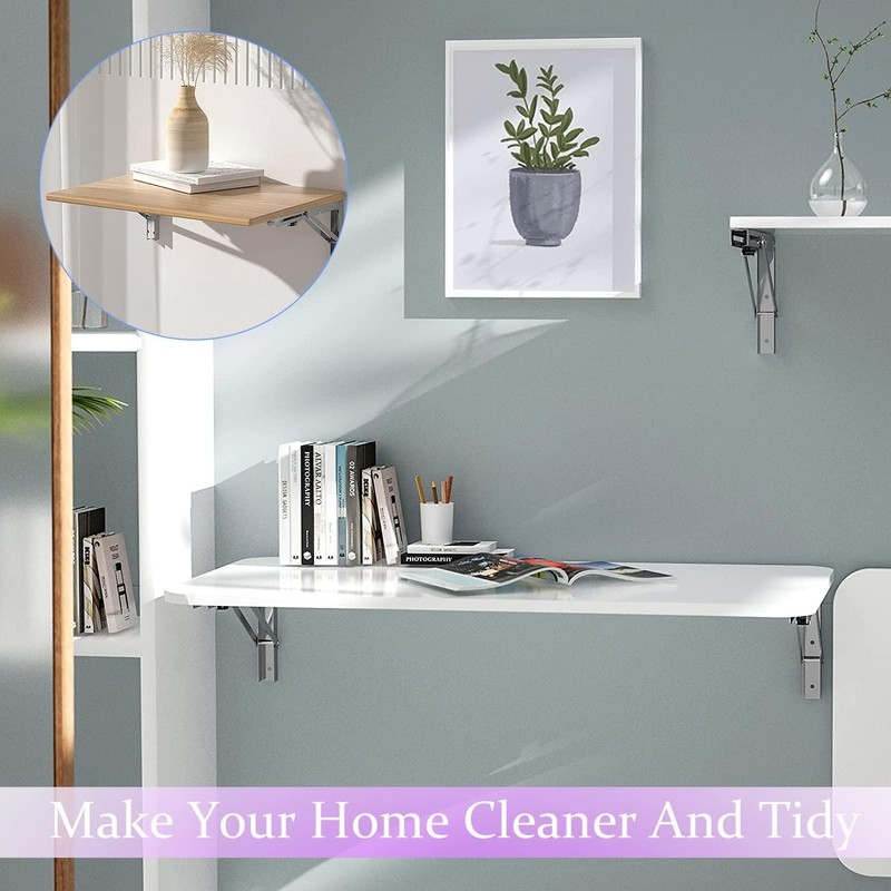 4pcs 18” Folding Shelf Brackets, Folding Shelf Brackets Heavy Duty