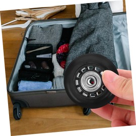 GLEAVI 2pcs Swivel Caster Wheels for Luggage Replacement Easy to Install and Metal Design Smooth Rolling for Suitcases and Travel Bags