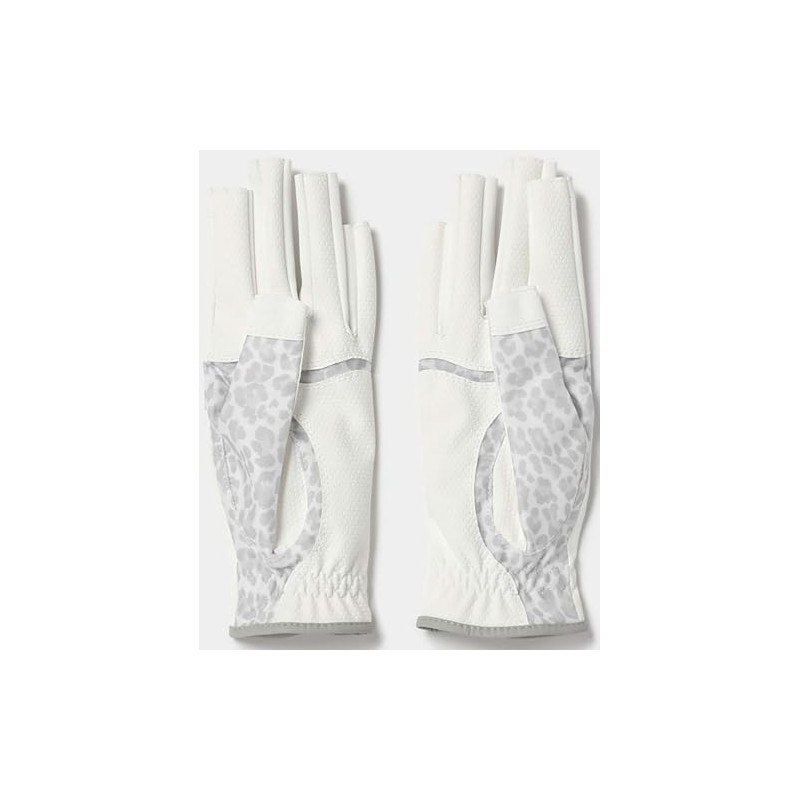 Viva Heart 01392860 Women's Golf Gloves, Two-Handed Print, grey leopard
