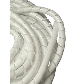 On1shelf® Cable Management Spiral Wrap White 12mm (10m)