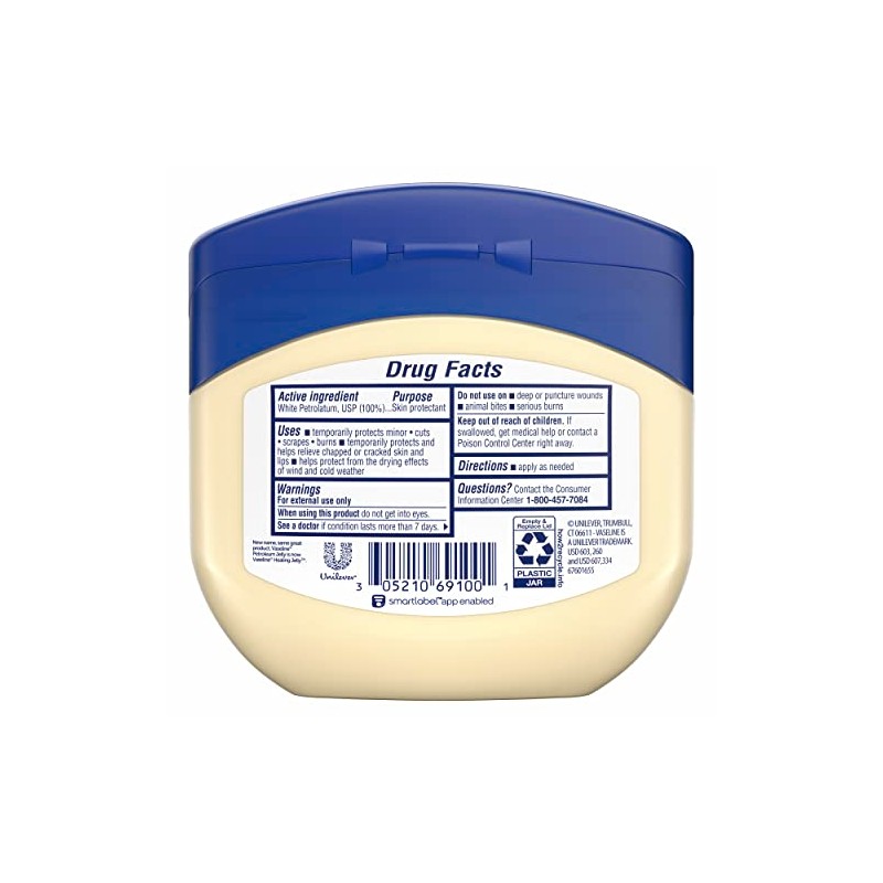 Vaseline Petroleum Jelly Original 3 Count Provides Dry Skin Relief
