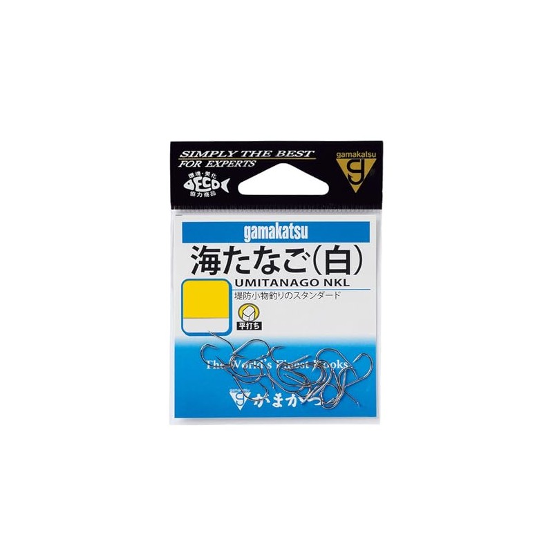 Gamakatsu Sea Tanago Hook White No. 7 Fishing Hooks