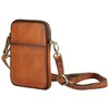 NICE SELECTION Genuine Leather Mini Shoulder Bag, Men's, Smartphone Pouch,