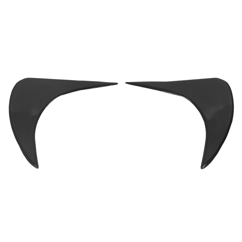 2pcs Headlight Eyebrow Black Decorative Eyelid Cover Trim Replacement for
