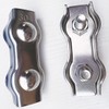 Wire Rope Clip,Cable Clamp,M3 Stainless Steel Duplex 2-Post Wire Rope