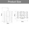 Pack of 2 Folding Clothes Hangers Space-Saving Multi-Layer Hanger Bra