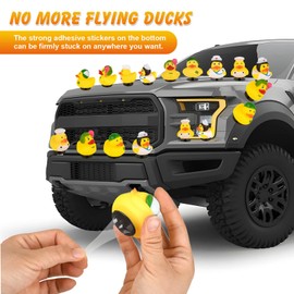 BZHYZKX Duck Holder for Dash, 20 Pcs Rubber Duck Plug with Strong Stickers | Easily Install Duck Mounts for Duck Display Lovers (Excluding Rubber Duck)