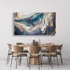 "Awesometik" Abstract Marble Modern Trendy Canvas Print Wall Art, Office