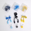 Swimming Earplugs and Nose Clip for Water Sports Earplugs Black 8ea