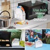TOWARDFUN 2Pcs Paper Plate Dispenser for 6-9.5 Inch Disposable Plates,