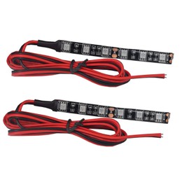 JinXiu Universal Motorbike LED Indicators, 2pc Exterior Orange LED Strip for Motorcycle Bike Amber Turn Signal Indicator Blinker Light (6LED)