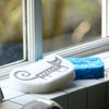 Econfort House Cellulose Sponge, Cuten, Cat, 2 Pieces, Scandinavia, Blue