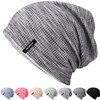 Men's Slouch Beanie Hat Women's Lightweight Windproof Thin Hat Soft
