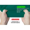 Dark Green PEVA Tablecloths 2 Pack - 84 Inch Circle,