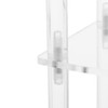 SHUATI 6-Tier Acrylic Display Riser Clear Durable Rectangular Tabletop Acrylic