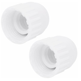 06860 Water Line Cap, 1/2 Inch Drain Cap Travel Trailer Low Point Drain Cap RV Plumbing Fitting (2 PCS)