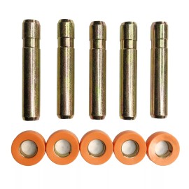 BDI Wear Parts 5-Pack Bucket Teeth Pins & Retainers 8E6358, 8E6359 for Cat J350 1U3351 1U3352