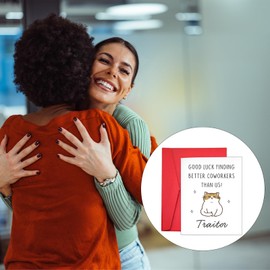 Coworker Leaving Gifts for Women Coworker Farewell Gifts for Women Leaving Job Cards for Coworkers Goodbye Gifts for Coworkers Women Boss Day Gift Employee Appreciation Gift Work Anniversary Christmas