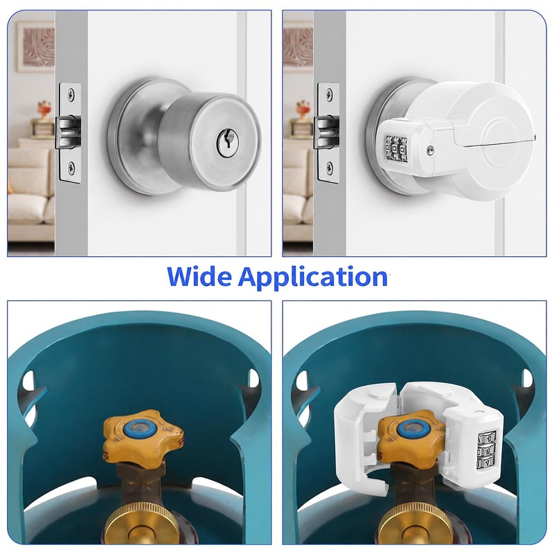 Door Knob Safety Cover Lock Child Proof Door Knob Lockout