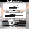 Fukaisu 2pcs Weight Stack Pins, 5/16 Inch Diameter Black Drop