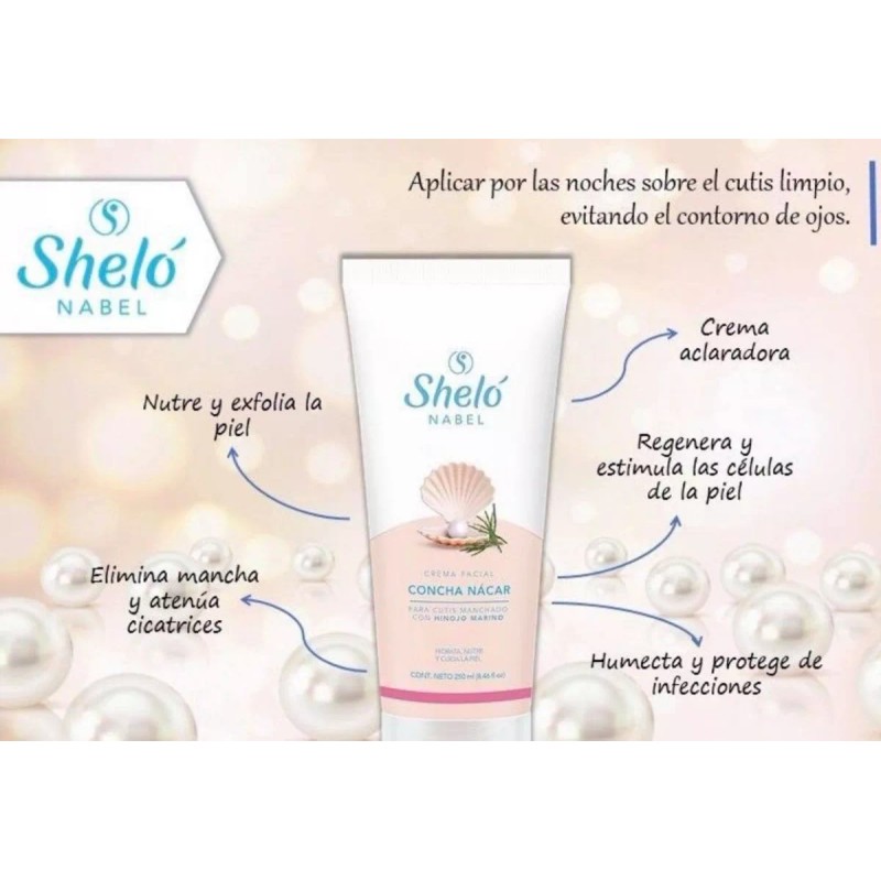 Sheló Nabel Tratamiento Para Manchas Cara Y Cuello - Concha