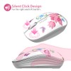 TENMOS M101 Wireless Mouse 2.4G Cute Silent Optical Travel Mice