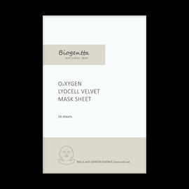 Biogenta Oxygen Lyocell Velvet Mask 10 sheets / 바이오젠타 옥시전 라이오셀 벨벳 마스크 10매입