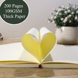 Fanery sue College Ruled Lined Journal/Notebook Refill – 5.5x8.1 (A5) Ruled Journal Refill Paper - Travelers Notebook Refills – 200 Pages 100gsm Thick Paper